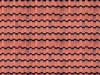 屋顶红瓦陶土瓦