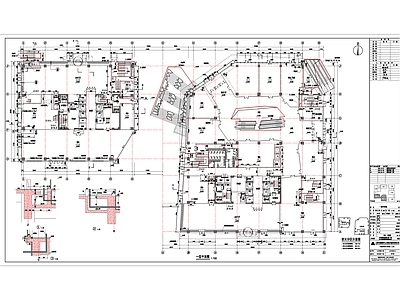 现代简约虹桥商务区南块建筑 施工图