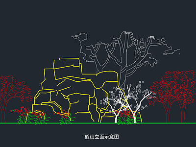 假山置石 图库 假山