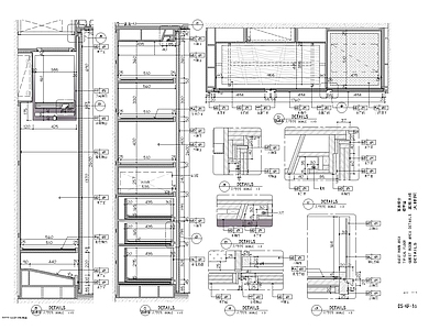 别墅定制柜节点详图 施工图 柜类