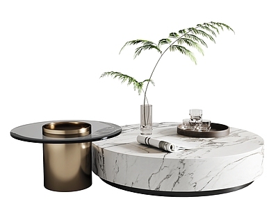 现代茶几 圆形 子母形 金属茶几 大理石茶几 玻璃茶几 圆茶几