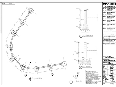 现代简约示范区结构图 施工图