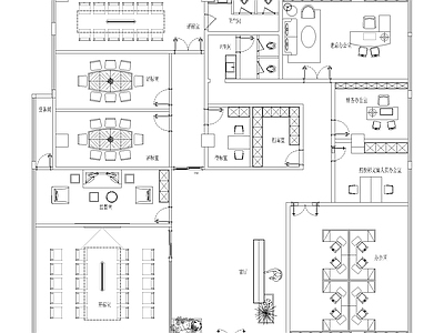 评标公司平面方案 施工图