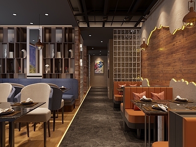 现代火锅店