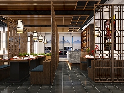 新中式火锅店