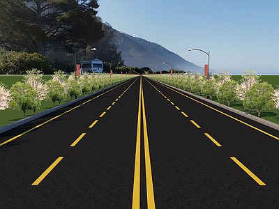 现代道路 公路