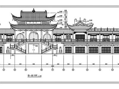 中式大觉寺设计 施工图