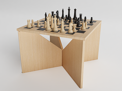 现代棋牌桌 国际象棋