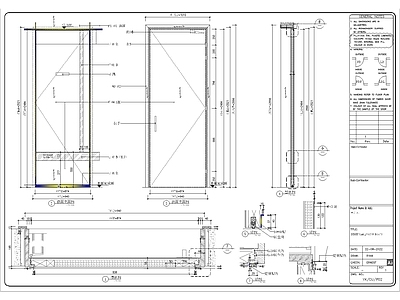 港式高级户内房门施工节点 施工图 通用节点