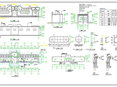 公共厕所建筑 施工图