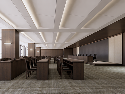 现代报告厅 大型 单层