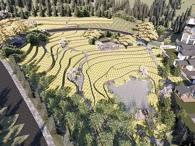 现代乡村田园景观
