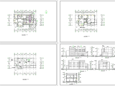 公共厕所建筑 施工图