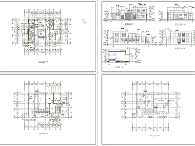 公共厕所建筑 施工图