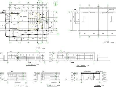 公共厕所建筑图 施工图