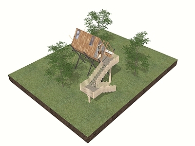 现代特色建筑木屋