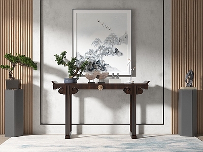 新中式端景条案
