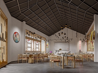 工业风火锅店