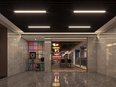 工业风火锅店