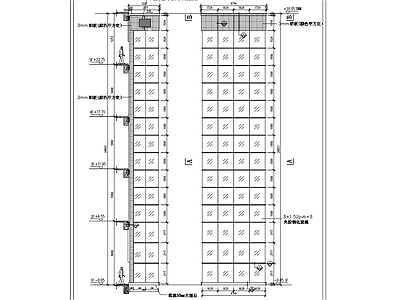 光电梯立面大样节点图 施工图