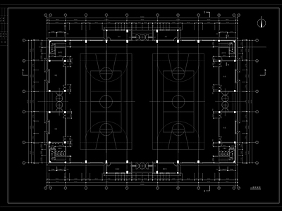 体育馆建筑 施工图