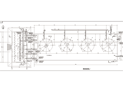 冷却循环水泵房CAD机械图 施工图