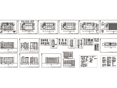 体育馆建筑全套图 施工图