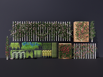 藤本类植物 爬山虎 植物墙 绿植墙 藤曼爬藤 蔷薇 绿植墙