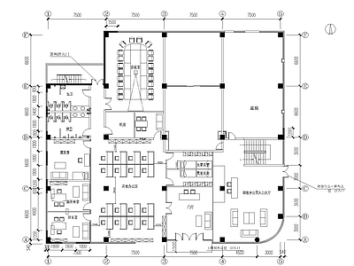 现代办公楼 施工图