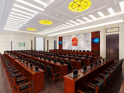 现代党建会议室