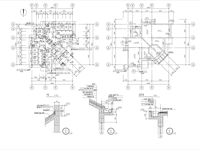 现代休闲厕所施工图纸