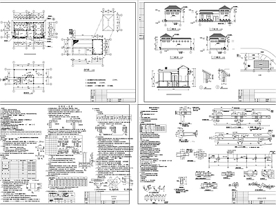 新中式卫生间施工图纸cad