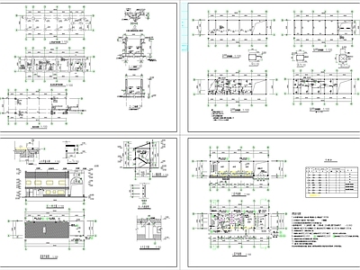 新中式厕所垃圾站及环卫所办公用房 施工图