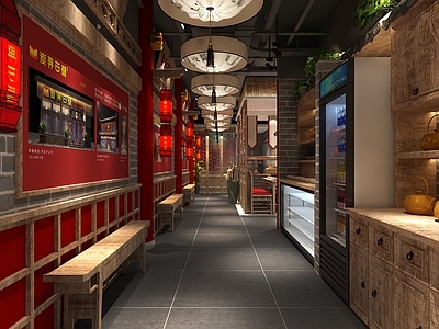 中式老北京火锅店