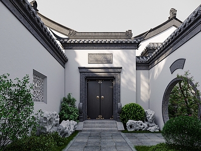 中式入口大门