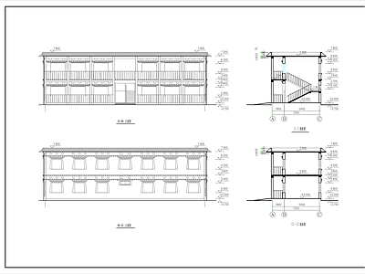 现代办公建筑 施工图