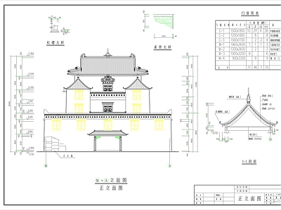 中式斯古拉寺 施工图