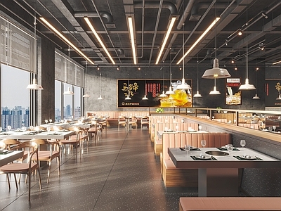现代火锅店 餐饮店 饭店 料理店 中式饭店