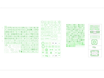 树种大全 铺地样式 图库 平面图块