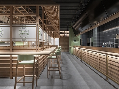 日式料理店 日料餐厅 早餐店 面馆快餐店 操作台 奶茶店
