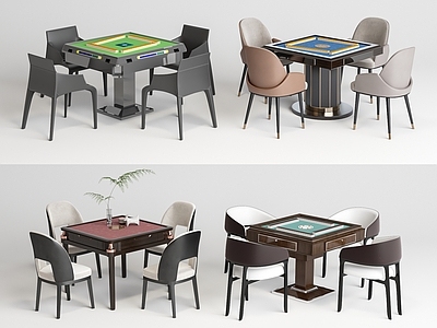 现代麻将桌 棋牌桌