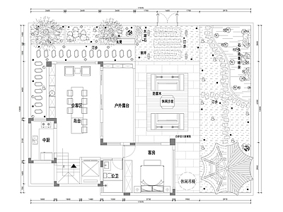 重庆苏式园林平面布局方案
