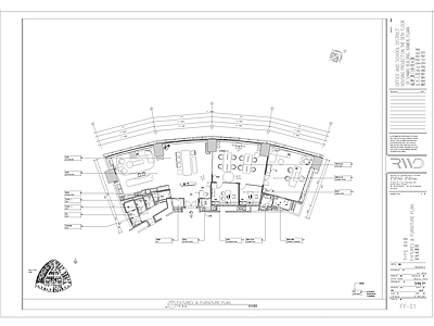 厦门现代简约办公室施工图 施工图