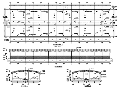 上正村知德合作社养牛项目 施工图 工业建筑