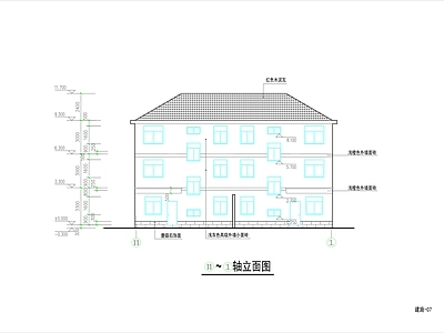 中式新农村民居住宅楼 施工图