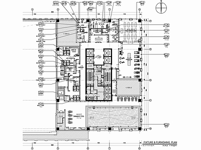 1500㎡游泳池健身SPA康体中心 施工图