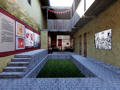 中式红军纪念展厅