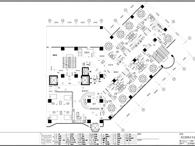 现代麻将房棋牌室CAD图例图库 施工图