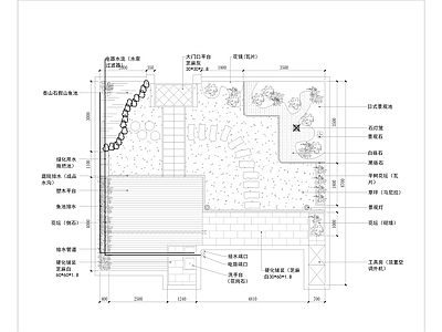 庭院景观平面方案