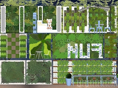 代绿植墙 植物景墙 景观绿篱 绿植屏风隔断 垂直绿化背景墙  绿植墙